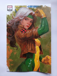 Image for Rogue - Acrylic painting on Blank Variant comic