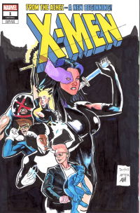 Image for X-men from the Ashes - A New Beginning Sketch Cover issue 1