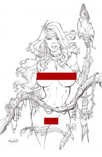 Image for Rogue  naughty comic book cover 