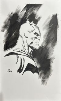 Image for Batman Head Sketch by Clay Mann