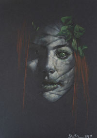 Image for BEN OLIVER Poison Ivy Cover artwork - Batman: Arkham and DCeased #6