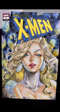 Image for Emma Frost sketch cover by Miki Okazaki 