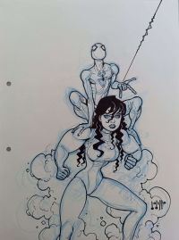 Image for She hulk and Spiderman by Juan Bobillo
