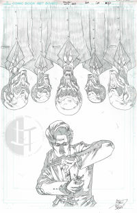 Image for Doctor Who Eleventh Doctor & Silence Unpublished Original Penciled Cover by Blair Shedd