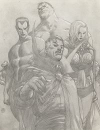 Image for The Defenders! Dr Strange! Hulk! Valkyrie! Namor!