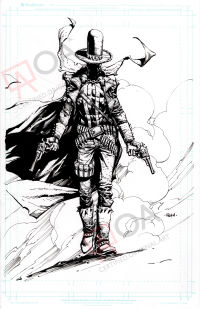 Image for Gunslinger Spawn 11x17" original art commission by David Finch!