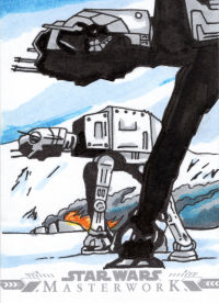 Image for Hoth Invasion - Topps Star Wars sketch card