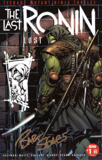 Image for TMNT: LAST RONIN LOST YEARS VARIANT COVER REMARQUED SIGNED BART SEARS