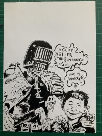 Image for Epic Crossover: Judge Death meets Alfred E Neuman Convention Sketch by S K Moore