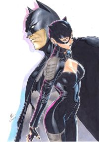 Image for Catwoman and Batman by Homare