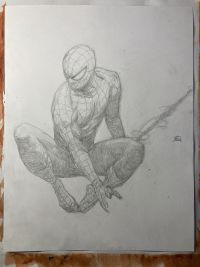 Image for Spider-Man pencil sketch