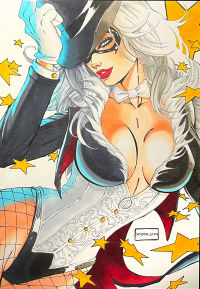 Image for Zatanna Black Cat by Xorjin