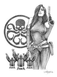 Image for "Hail Hydra" original pencil sketch from Dave Nestler
