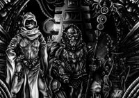 Image for Masters of the Universe HORDAK and SHADOW WEAVER A4 Original Art