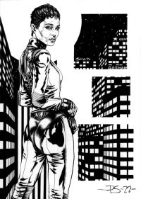 Image for The BATMAN - CATWOMAN Selina Kyle - Zoe Kravitz - ORIGINAL ART