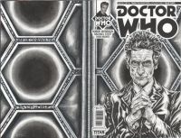 Image for DOCTOR WHO #1 12th Doctor YEAR 2 PETER CAPALDI Sketch Cover by PAUL SWAIN