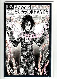 Image for EDWARD SCISSORHANDS Sketch Cover by PAUL SWAIN