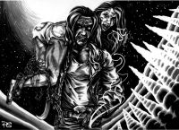 Image for DC Comics LOBO A4 Original Art by PAUL SWAIN