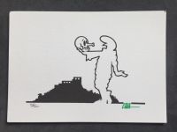Image for Original signed print of La Linea by Osvaldo Cavandoli