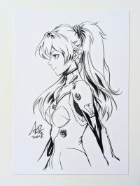 Image for Asuka (Evangelion) Artgerm Inktober 2018