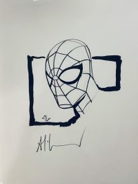 Image for Adi Granov Spider-Man commission ! Pencilled & inked by Adi Granov ! Signed by Adi Granov !