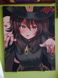 Image for HU TAO from Genshin Impact acrylic painting