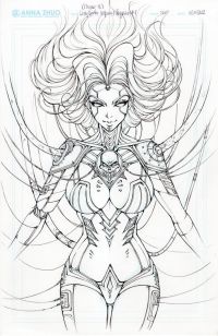 Image for Lady Death: Cybernetic Desecration #1 (Cover - Ink)