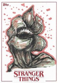 Image for Stranger Things Demogorgan Sketch Card