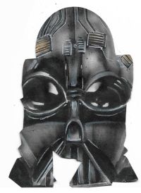 Image for Darth Vader Shape Sketch Card