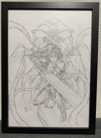 Image for Absolute Wonder Woman #5 cover pencil set