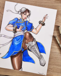 Image for Chun Li  11x14 inch - early work by Tofusenshi (2019)