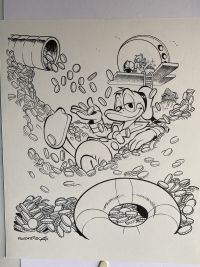 Image for Scrooge McDuck  and Donald Duck Cover Art by Paco Rodríguez