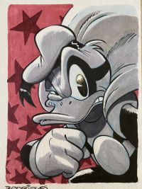 Image for Duck Avenger A5 Watercolor Illustration