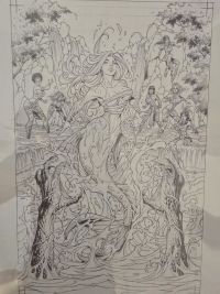 Image for Mummy Mermaid Original Cover Art