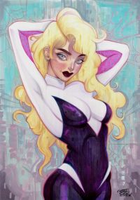 Image for Spider-Gwen Pin Up by Renato Oak 