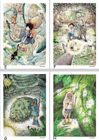 Image for GHIBLI TOP ANGLE SERIES ARTPRINT SET 