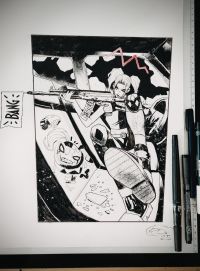Image for Harley Quinn 11x17 sketch.
