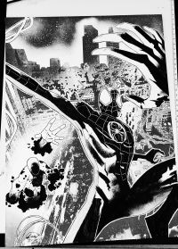 Image for Miles Morales and The Spot 11x17 