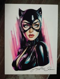 Image for Catwoman - Pinup art - 9" x 12"