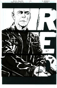 Image for RED Frank Special Cover Original Art Cully Hamner