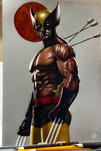Image for Wolverine Realistic  Drawing - Original comic art