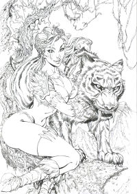 Image for Original Pencil Cover Art for Vanya Issue 9