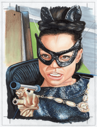 Image for Catwoman Portrait Sketch Card