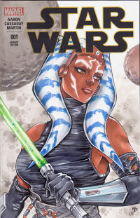 Image for Ahsoka Star Wars Sketch Cover