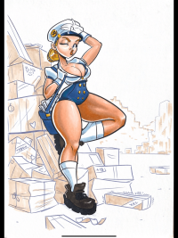 Image for Pinuptober day 4 - Post Office