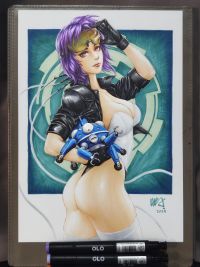 Image for Arttrober Day 4 - Major Kusanagi