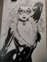Image for BlackCat - Original Art 11x17 240g
