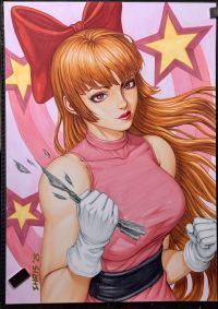 Image for Arttrober2025_ChrisNg_Powerpuffgirls(Blossom)