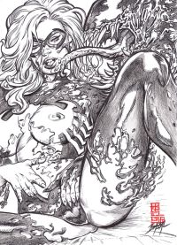 Image for VENOMIZED BLACK CAT / Bazal. 11,7x16,5