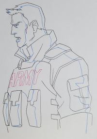 Image for G.I. Joe: A Real American Hero - Animation production cel pencil 2